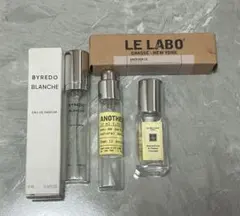 BYREDO・LE LABO・Jo Malone 香水空瓶3種セットのサムネイル