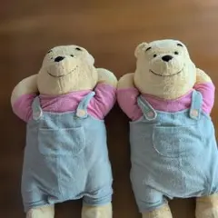 くまのプーさん　枕　ぬいぐるみ　2つ