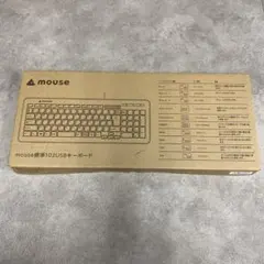 (0) Y10【未使用】mouse 102USBキーボード NBL102UBK2のサムネイル