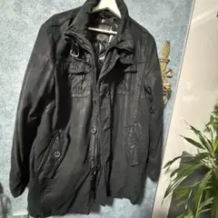 UNIQLOダウンコレクション　ブラック コート ジャケット