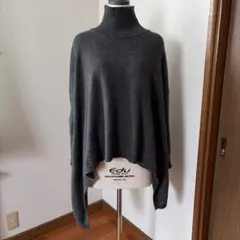 センソユニコ　M2 グレー　セーター　ニット　ゆったり　チュニック