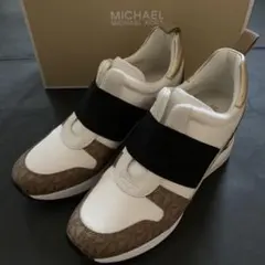 Michael Kors/MIXレザー/ゴムトップ/ウェッジスリッポン 23cmのサムネイル