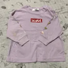 80cm エックスガール トイ・ストーリー 長袖Tシャツ ラベンダー