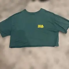 COME ON OVER ロゴ 半袖クロップド丈 チビT