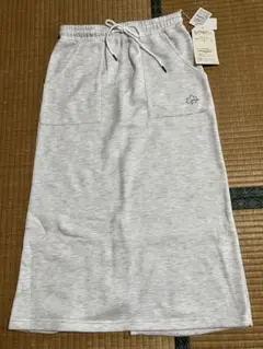 グレー ロングスカート Mサイズ ポリエステル
