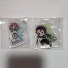 鬼滅の刃 一番くじ G賞 きゅんキャラ アクリルチャーム 炭治郎 猗窩座