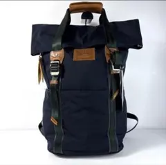 美品 オロビアンコ リモンタナイロン レザー リュック バックパック A4