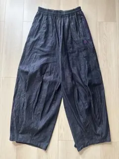 24aw Needles ニードルス ヒザデルパンツ デニム ローズジャガード 