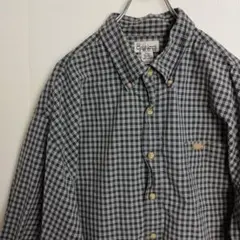 カーハート 長袖シャツ BDシャツ チェック柄 ネイビー メンズ2XL