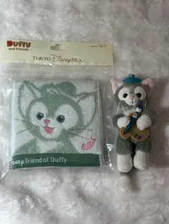 ダッフィーの友達 ジェラトーニ タオル ぬいぐるみ セット