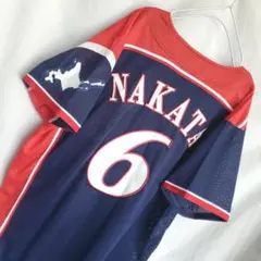 北海道日本ハムファイターズ 中田翔 ホームユニフォーム アンビシャス 紺