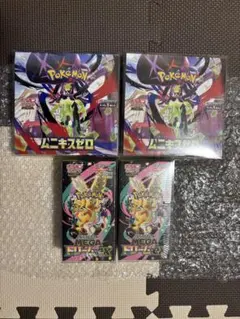 ポケモンカード　メガドリームex 2box ムニキスゼロ2box 各シュリンク付