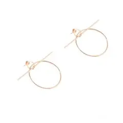 早いもの勝ち！！！　ゴールド フープピアス シンプルデザイン