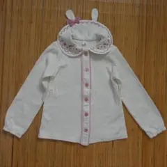 美品 うさみみブラウス 110