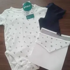 ロンパース ベビー肌着スタイセット