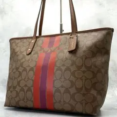 COACH コーチ トートバッグ PVC ヘリテージ 肩掛け シグネチャー