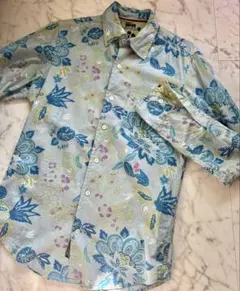 GANESH 長袖シャツ　袖ロゴ刺繍　Sサイズのサムネイル