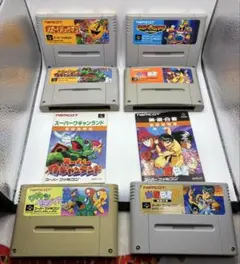 【6本セット】SFC ハロー!パックマン スーパーワギャンランド 幽遊白書　他