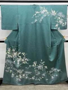 無地振袖 紋意匠 シンプル 松竹梅 身丈160cm 撥水加工済 HKT045 - メルカリ
