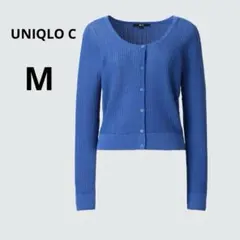 美品 UNIQLO ユニクロシー M ブルー レース ショートカーディガンのサムネイル