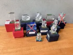 3Dクリスタル　9点レーザー彫刻　ガラスオブジェ　お土産　ご当地　置物