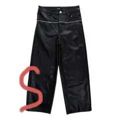 GOAR.ARCHIVE クロコレザー 黒 ZIPPER PANTS CROC - メルカリ