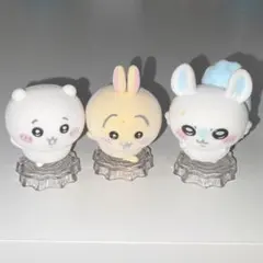 ちいかわ うさぎ モモンガ フレンズ フロッキー マスコット 3点セットのサムネイル