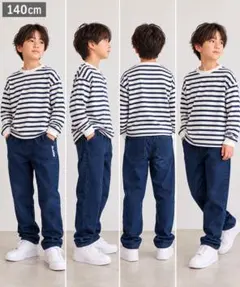 XLARGE KIDS ロングパンツ デニム140cm新品