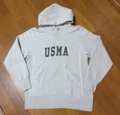 ★専用★ M/ビームス×チャンピオン/コラボ/USMA/スウェット/白 BEAMS（ビームス）の「CHAMPION × BEAMS / 別注 USMA クルーネック