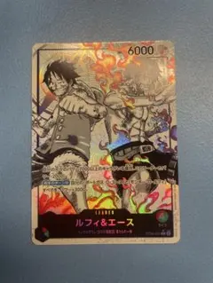 ONE PIECE カードゲーム ルフィ＆エース Lパラレル ST30-001 - メルカリ