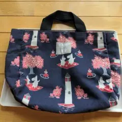 MOOMIN トートバッグ ネイビー