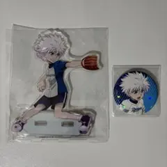 匿名配送 キルア プロ野球コラボ アクリルスタンド 缶バッジ