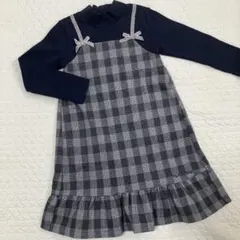 Noeil aime BeBe リボン付きキャミワンピ風ワンピース