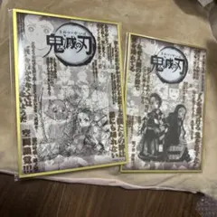 鬼滅の刃 お楽しみくじ コラージュ台本アクリル色紙 炭治郎ネズコ第十話六話２点 鬼滅の刃 お楽しみくじ コラージュ台本アクリル色紙 炭治郎ネズコ第十