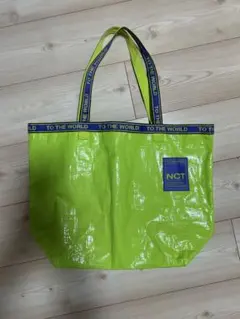 NCT トートバッグ 蛍光グリーン TO THE WORLD