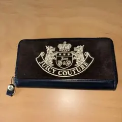 JUICY COUTURE エンブレム付き長財布 ブラックのサムネイル