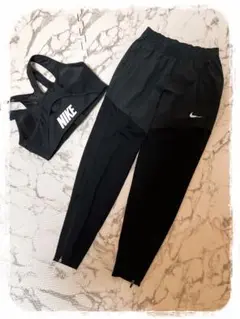 ☘️P1☘NIKE ブラック エッセンシャル ウィメンズ ランニングパンツ 上下