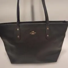COACH レザー トートバッグ ブラック