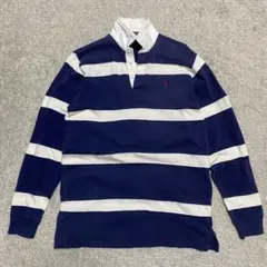 Polo by Ralph Lauren 90s 長袖ポロシャツ ボーダー好配色