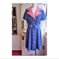 USAヴィンテージワンピース 夏涼しい！