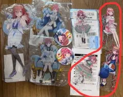 五等分の花嫁 アクリルスタンド 缶バッジ 三玖 二乃　White Princesのサムネイル