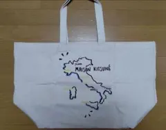 ★メゾンキツネ MAISON KITSUNE★ビッグ キャンバストート★