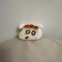 ガチャガチャ　クレヨンしんちゃん　ぬいぐるみクリップ　ひまわり　シロ