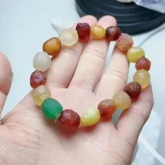 多色ラウンドビーズブレスレット