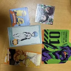 エヴァンゲリオン・ミニオン・鬼滅の刃 いろいろシールセット