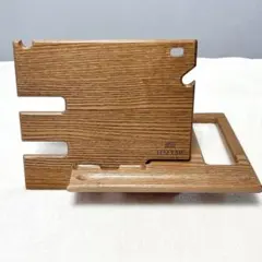 ⭐️木製電話ドッキングステーション アッシュキーホルダー