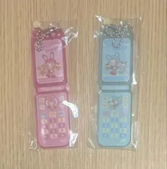 ナルミヤキャラクターズ　メゾピアノ　ガラケー型アクキー　2点セット