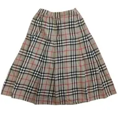 希少 古着 旧タグ 50s Burberry ノバチェック プリーツスカート - メルカリ