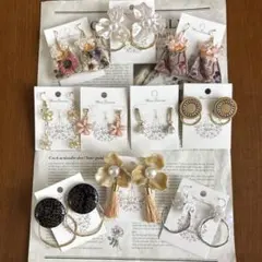 ハンドメイドピアスまとめ売りNO.1 10点1個120円