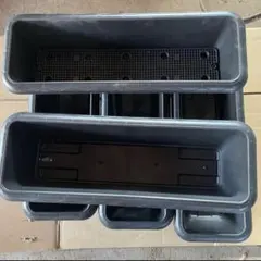 メダカ水槽用NVBOX13 10個セット　オーバーフロー加工済み NVボックス 13 メダカ水槽 12個セット 中古 オーバーフロー加工済み